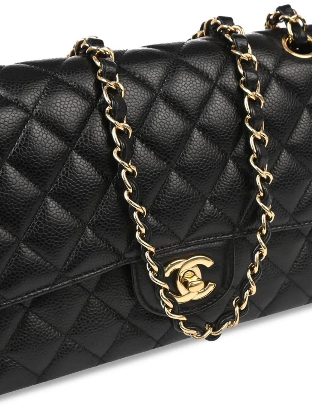 Chanel Pre Owned 2015 Medium Double Flap Shoulder Bag — Same as shown — Size One Size — Back View