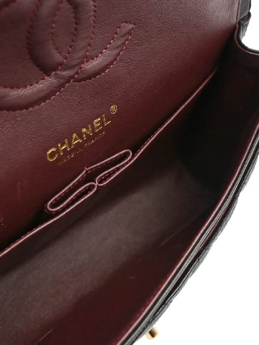 Chanel Pre Owned 2015 Medium Double Flap Shoulder Bag — Same as shown — Size One Size — Top View