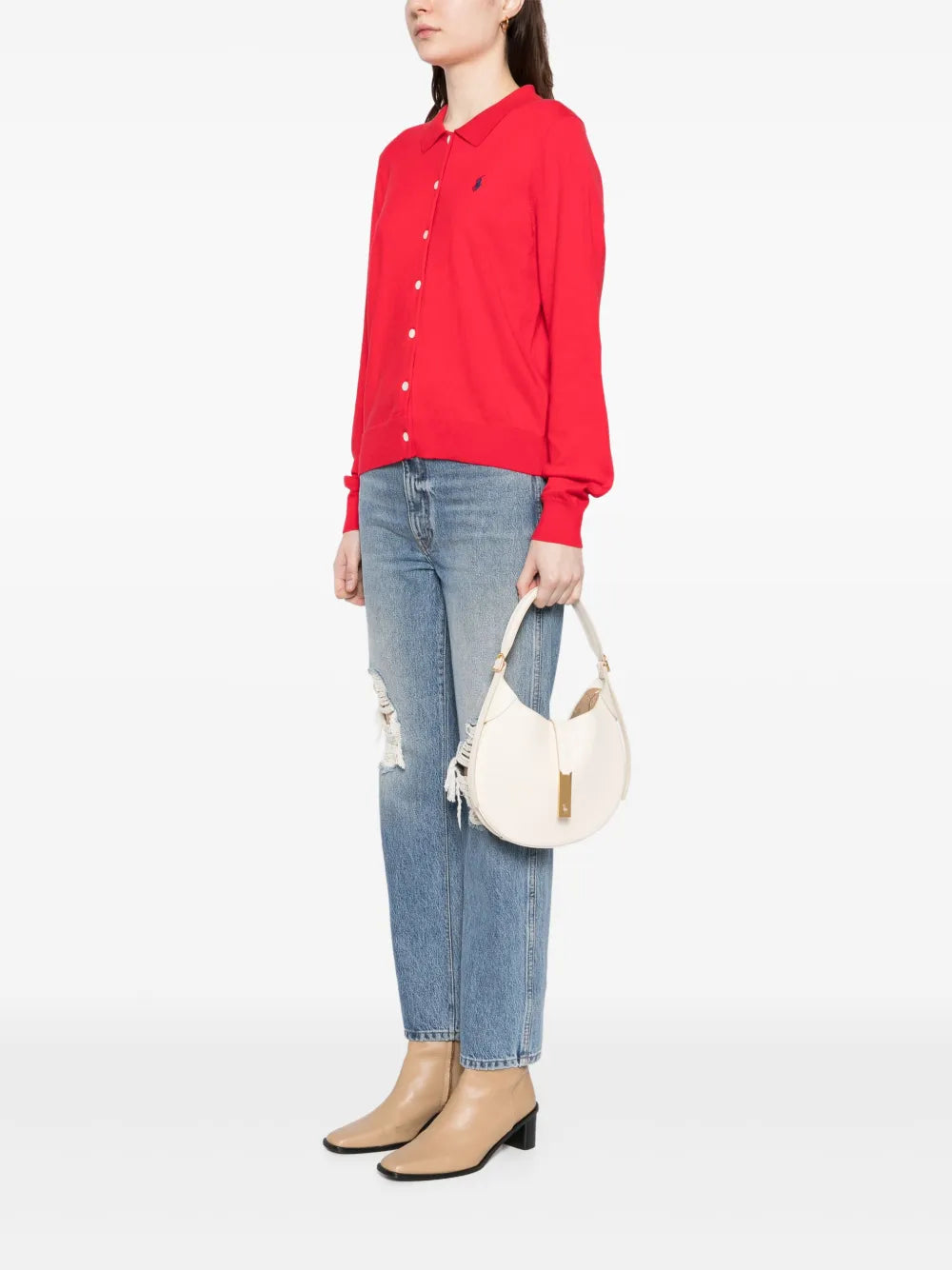Polo Ralph Lauren Small Polo Id Shoulder Bag — Same as shown — Size One Size — Side View