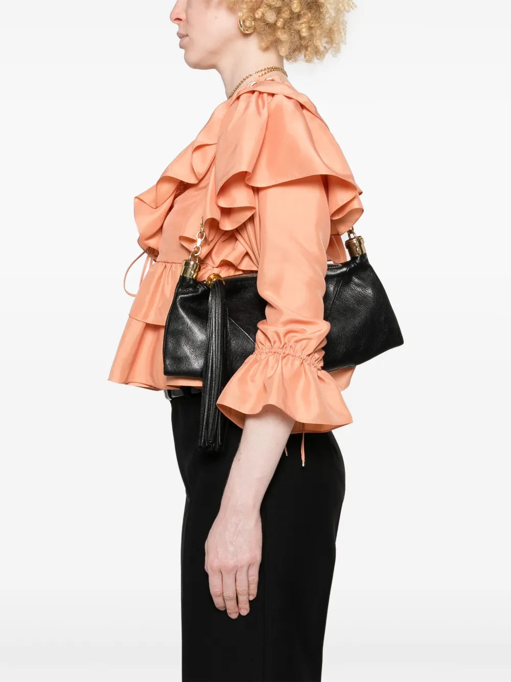 Chloe Small Foulard Shoulder Bag — Same as shown — Size One Size — Side View