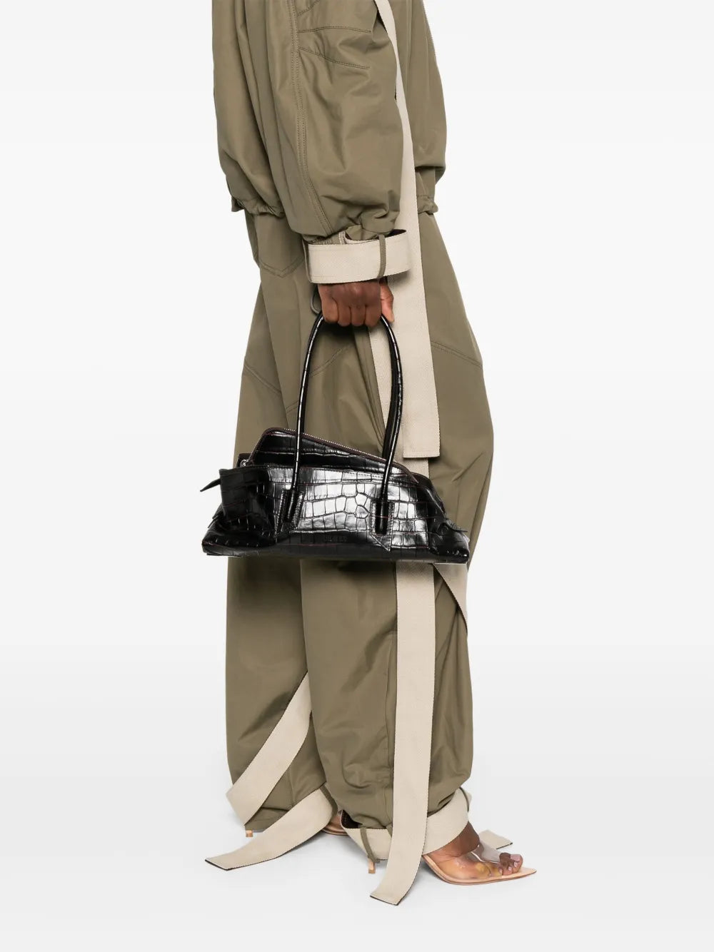 The Attico Small La Passeggiata Tote Bag — Same as shown — Size One Size — Side View