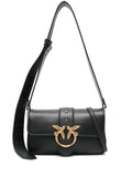 Pinko Mini Love One Slouchy Shoulder Bag — Same as shown — Size One Size — Front View