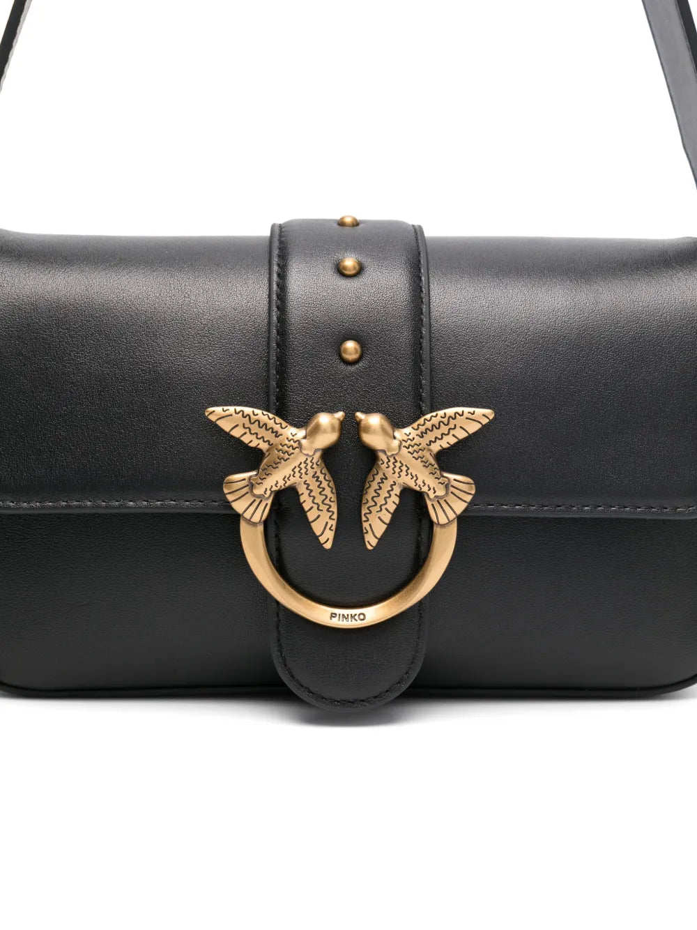 Pinko Mini Love One Slouchy Shoulder Bag — Same as shown — Size One Size — Top View