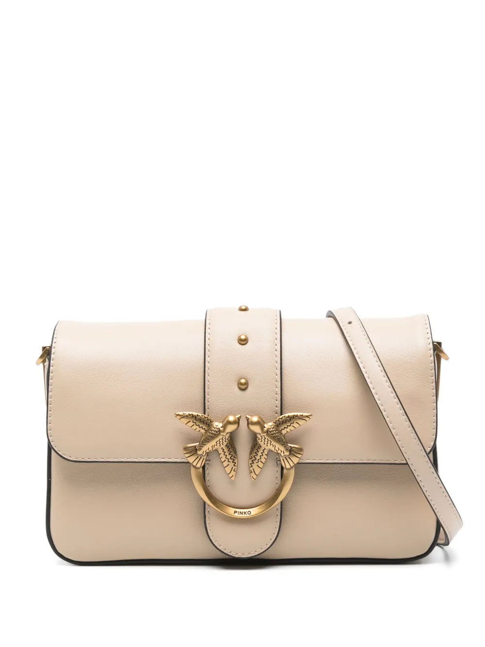 Pinko Mini Love One Slouchy Shoulder Bag — Same as shown — Size One Size — Front View