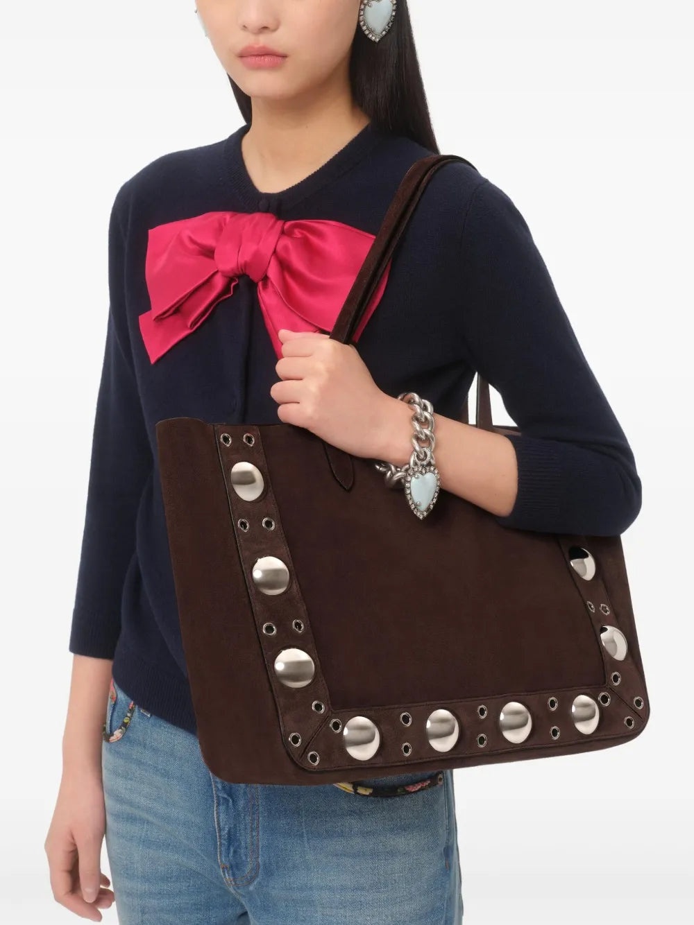 Valentino Garavani Medium Nellcote Tote Bag — Same as shown — Size One Size — Back View