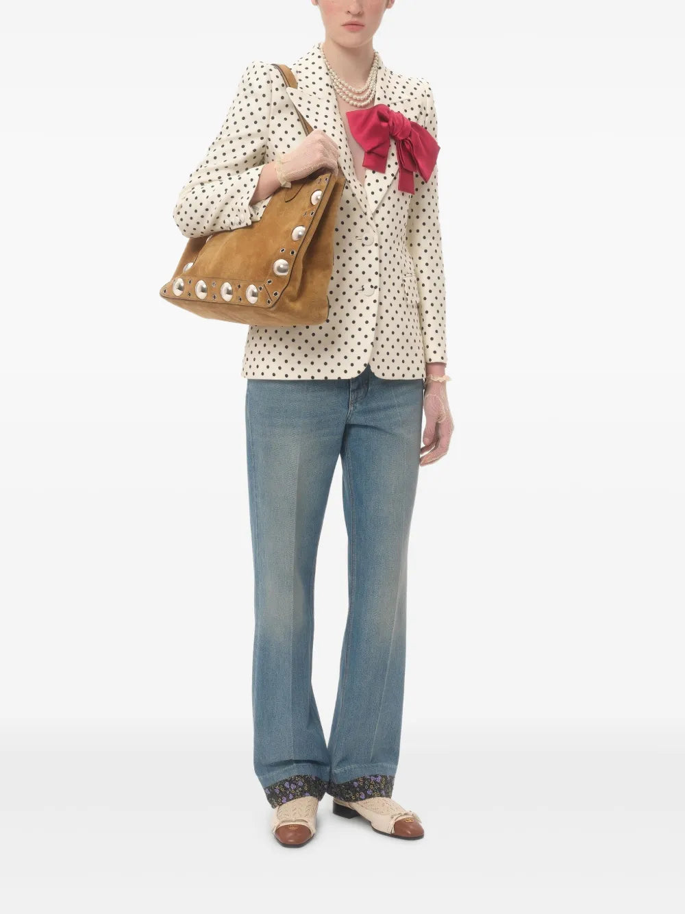 Valentino Garavani Medium Nellcote Tote Bag — Same as shown — Size One Size — Side View