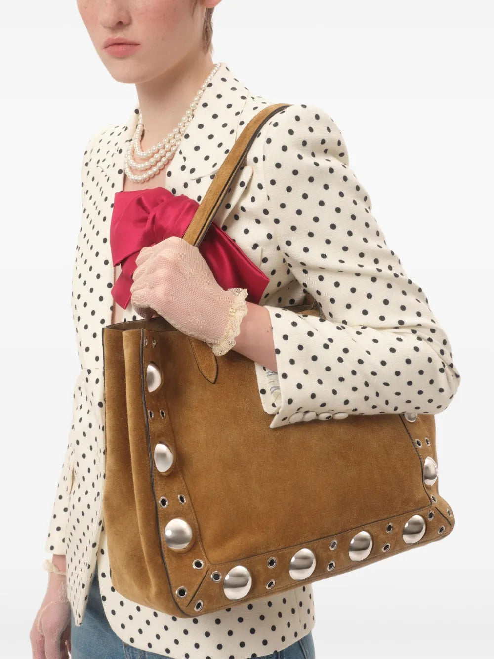 Valentino Garavani Medium Nellcote Tote Bag — Same as shown — Size One Size — Back View