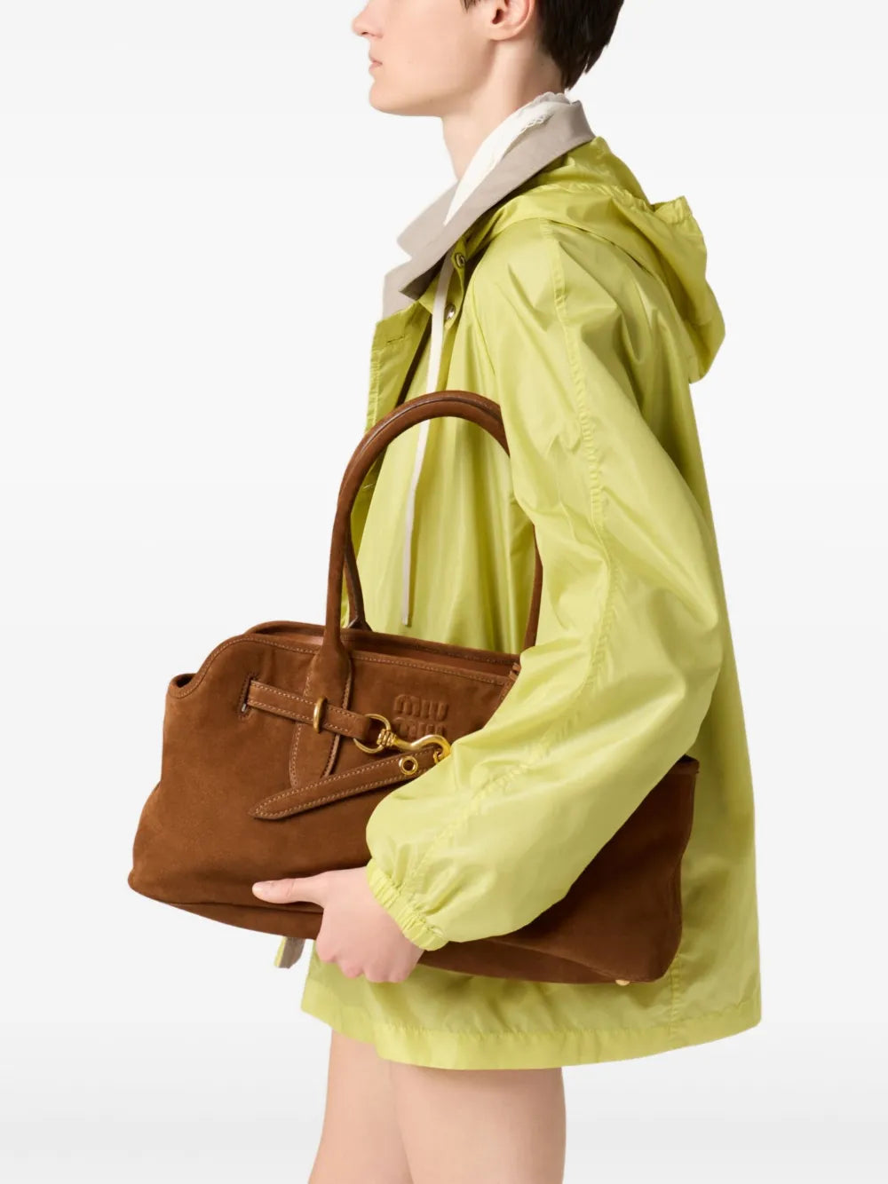 Miu Miu Aventure Shoulder Bag — Same as shown — Size One Size — Side View
