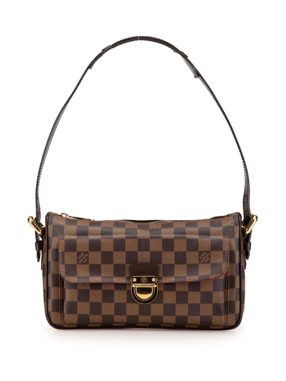 Louis Vuitton Pre Owned 2006 Damier Ebene Ravello Gm Shoulder Bag — Same as shown — Size One Size — Front View