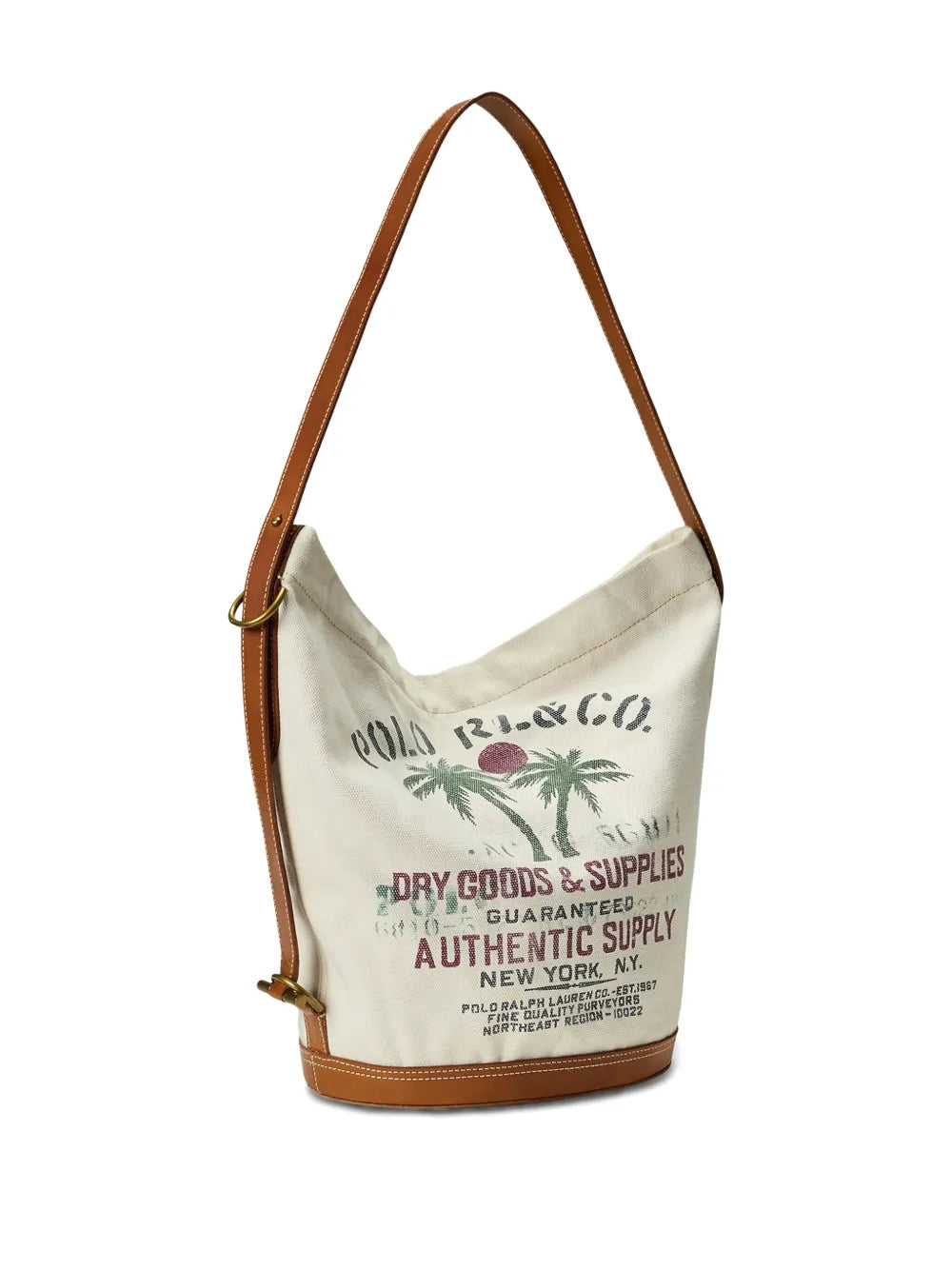 Polo Ralph Lauren Logo Print Shoulder Bag — Same as shown — Size One Size — Back View