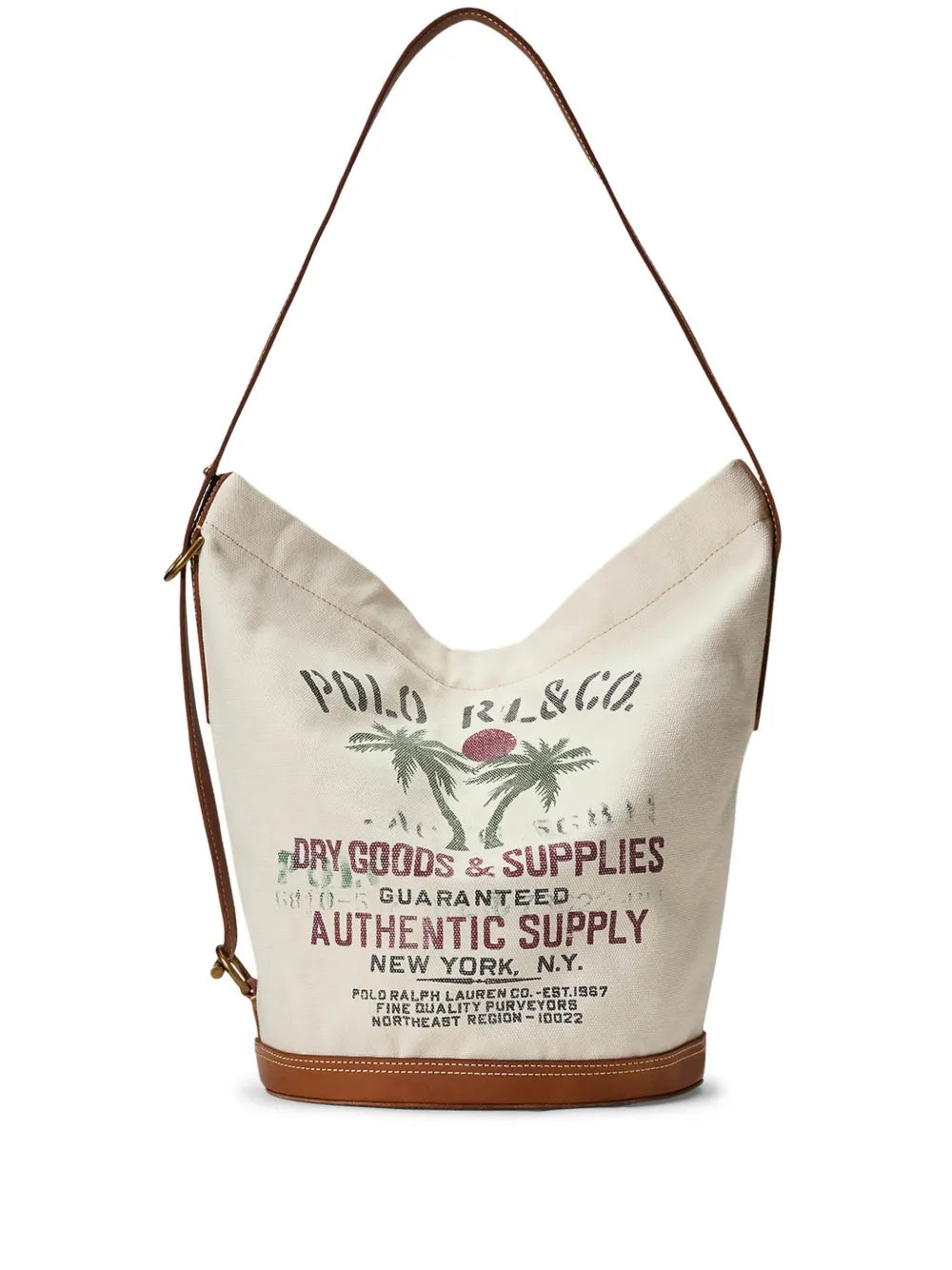 Polo Ralph Lauren Logo Print Shoulder Bag — Same as shown — Size One Size — Front View
