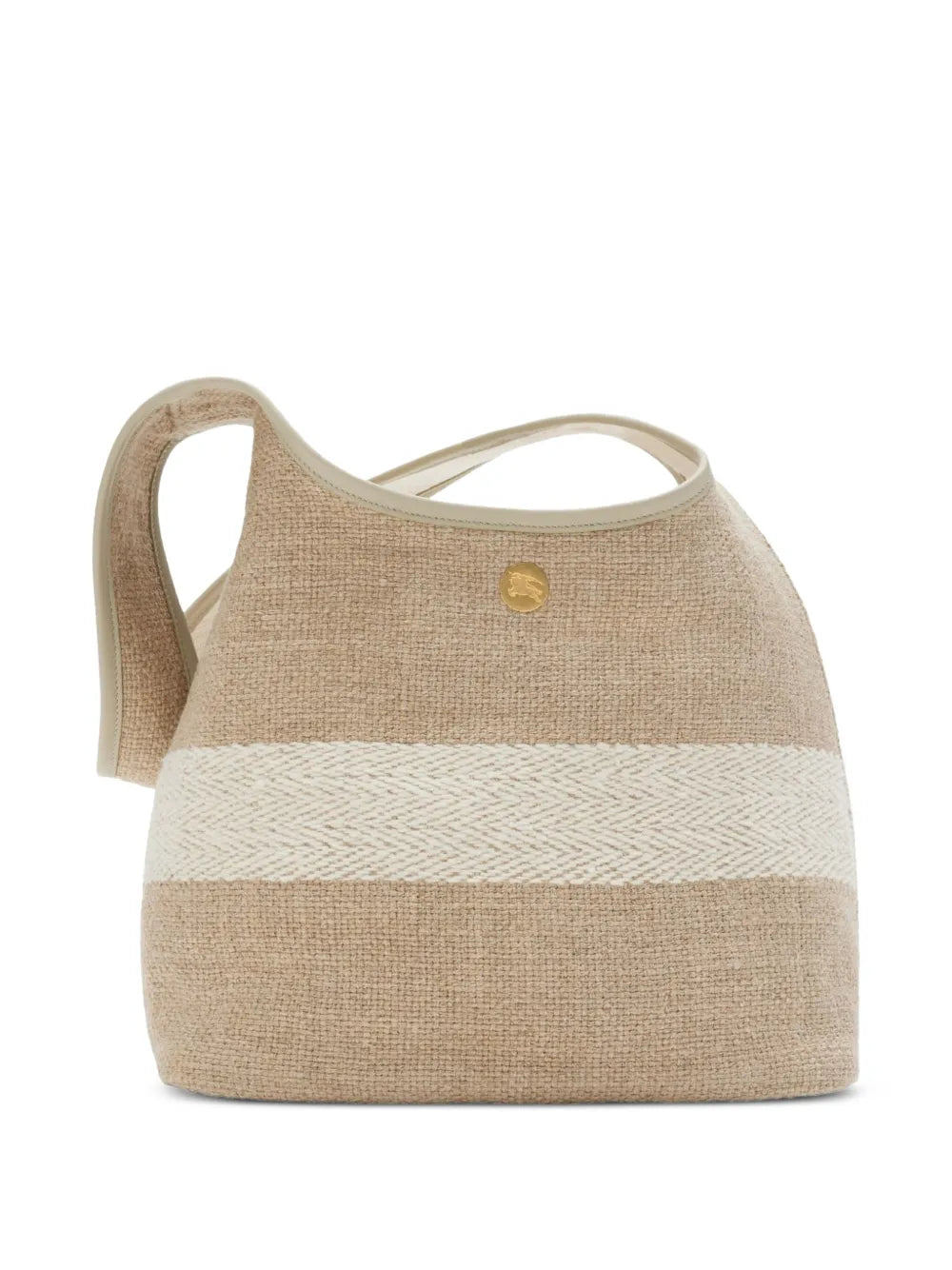 Burberry Small Logo Embellished Canvas Shoulder Bag — Same as shown — Size One Size — Side View