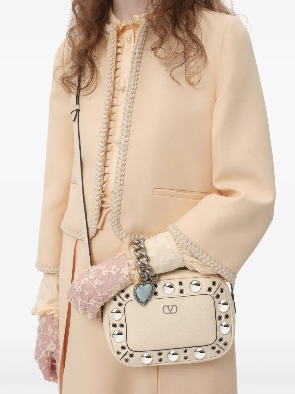 Valentino Garavani Nellcote Cross Body Bag — Same as shown — Size One Size — Back View