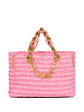 Balmain 1945 Soft Tweed Shoulder Bag — Same as shown — Size One Size — Front View
