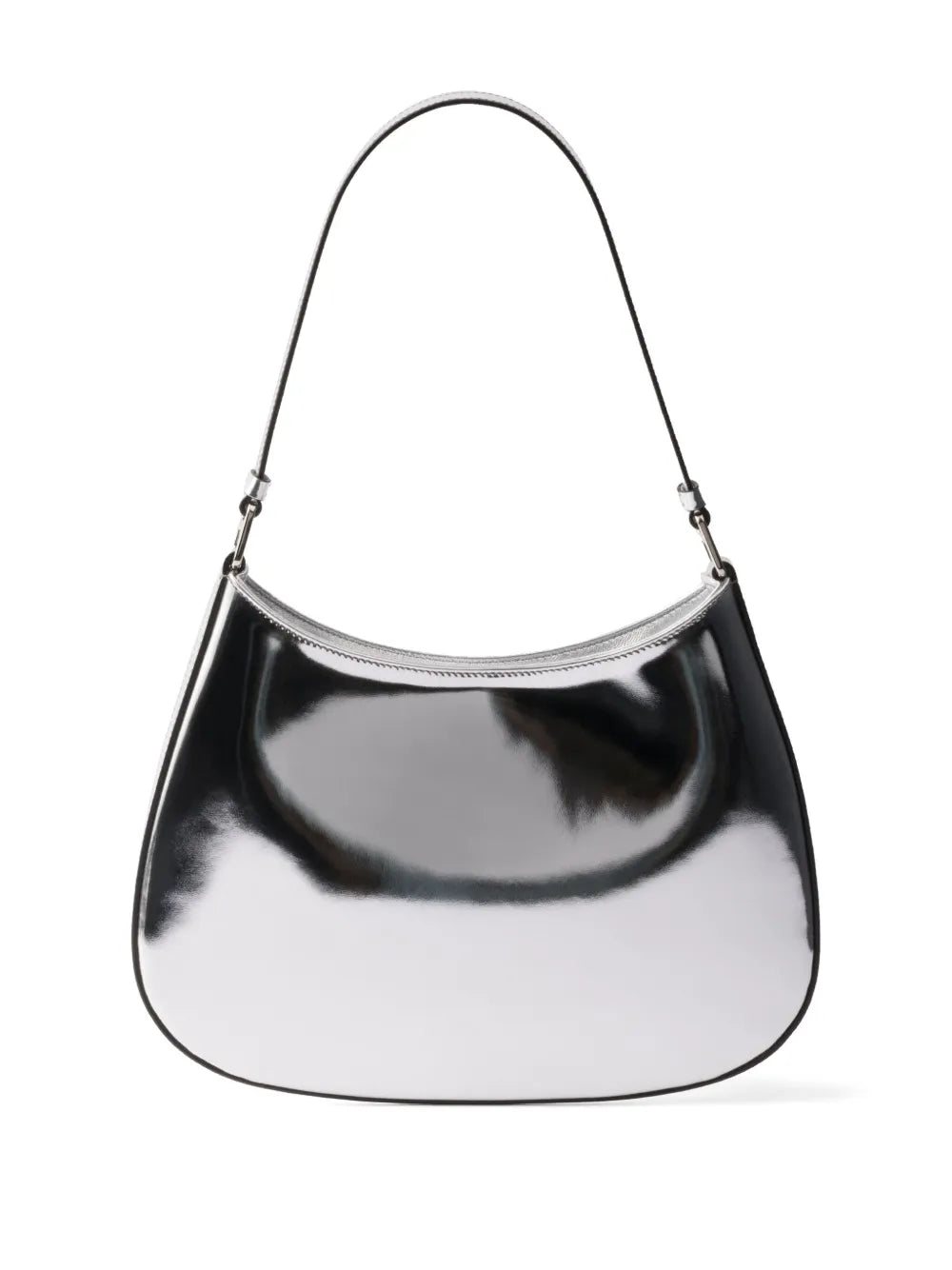 Prada Cleo Printed Brushed Leather Shoulder Bag — Same as shown — Size One Size — Side View