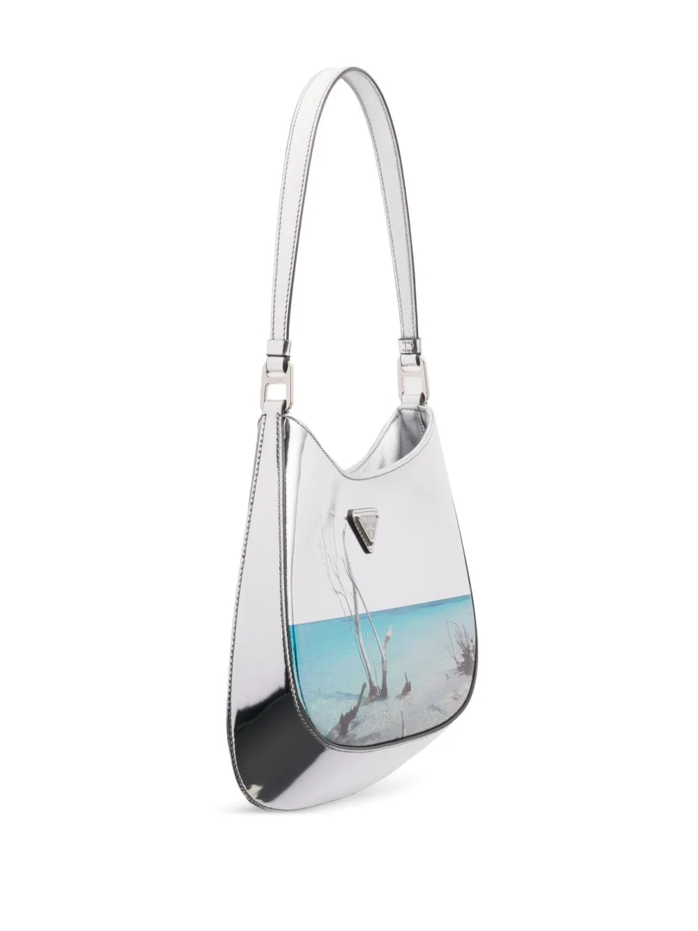 Prada Cleo Printed Brushed Leather Shoulder Bag — Same as shown — Size One Size — Lifestyle View