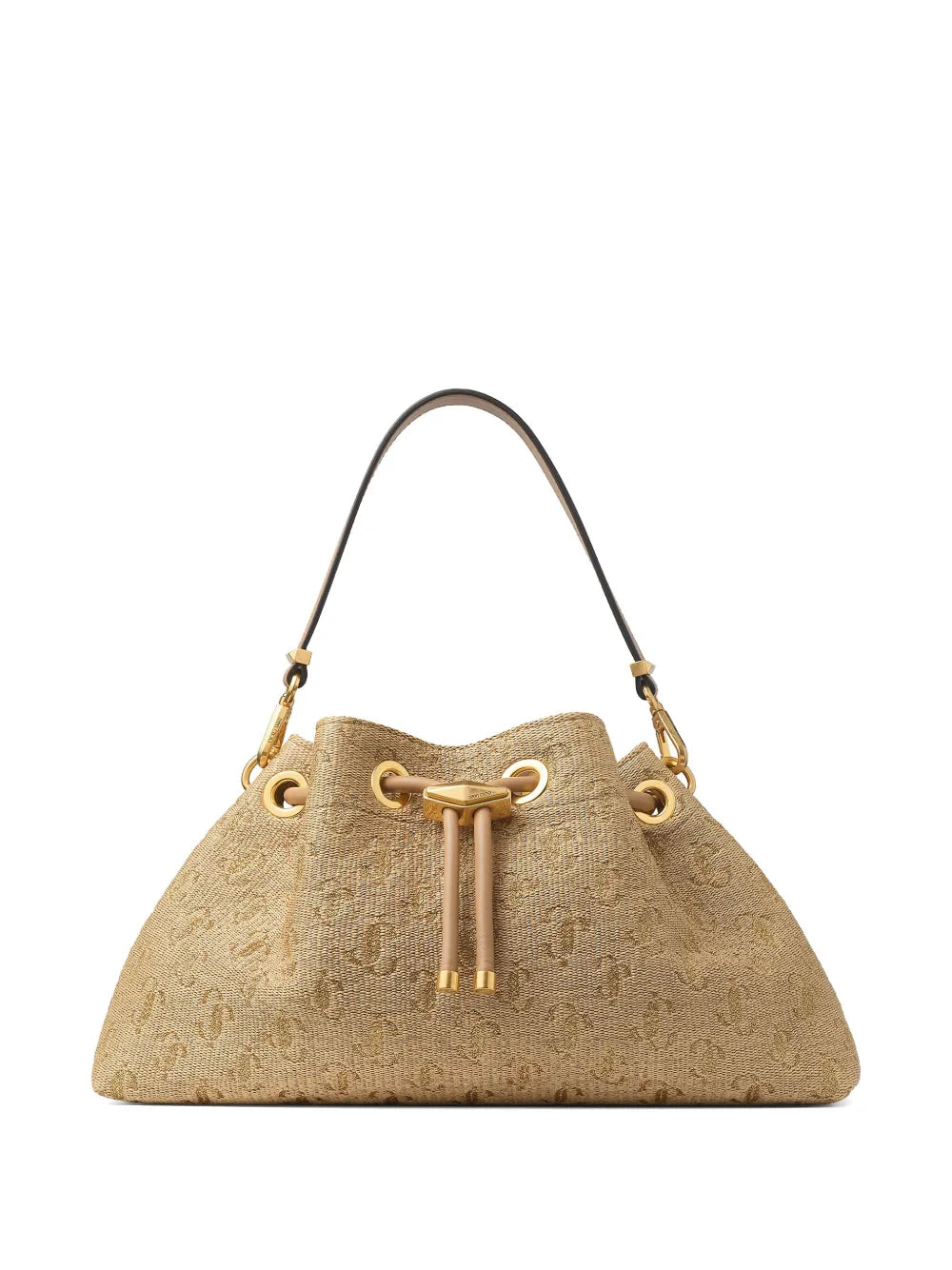 Jimmy Choo Medium Cinch Shoulder Bag — Same as shown — Size One Size — Front View