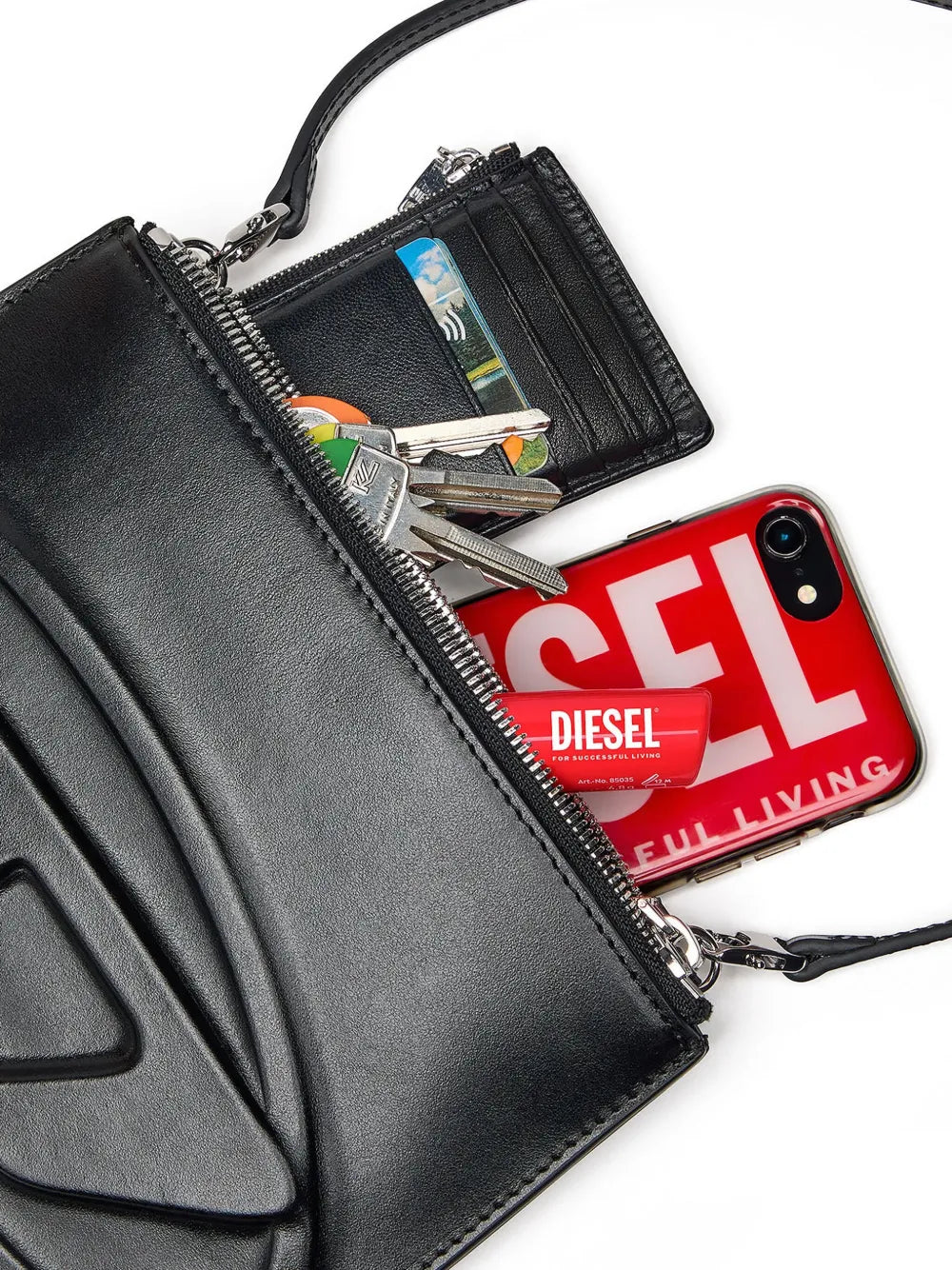 Diesel 1Dr Twin Shoulder Bag — Same as shown — Size One Size — Lifestyle View