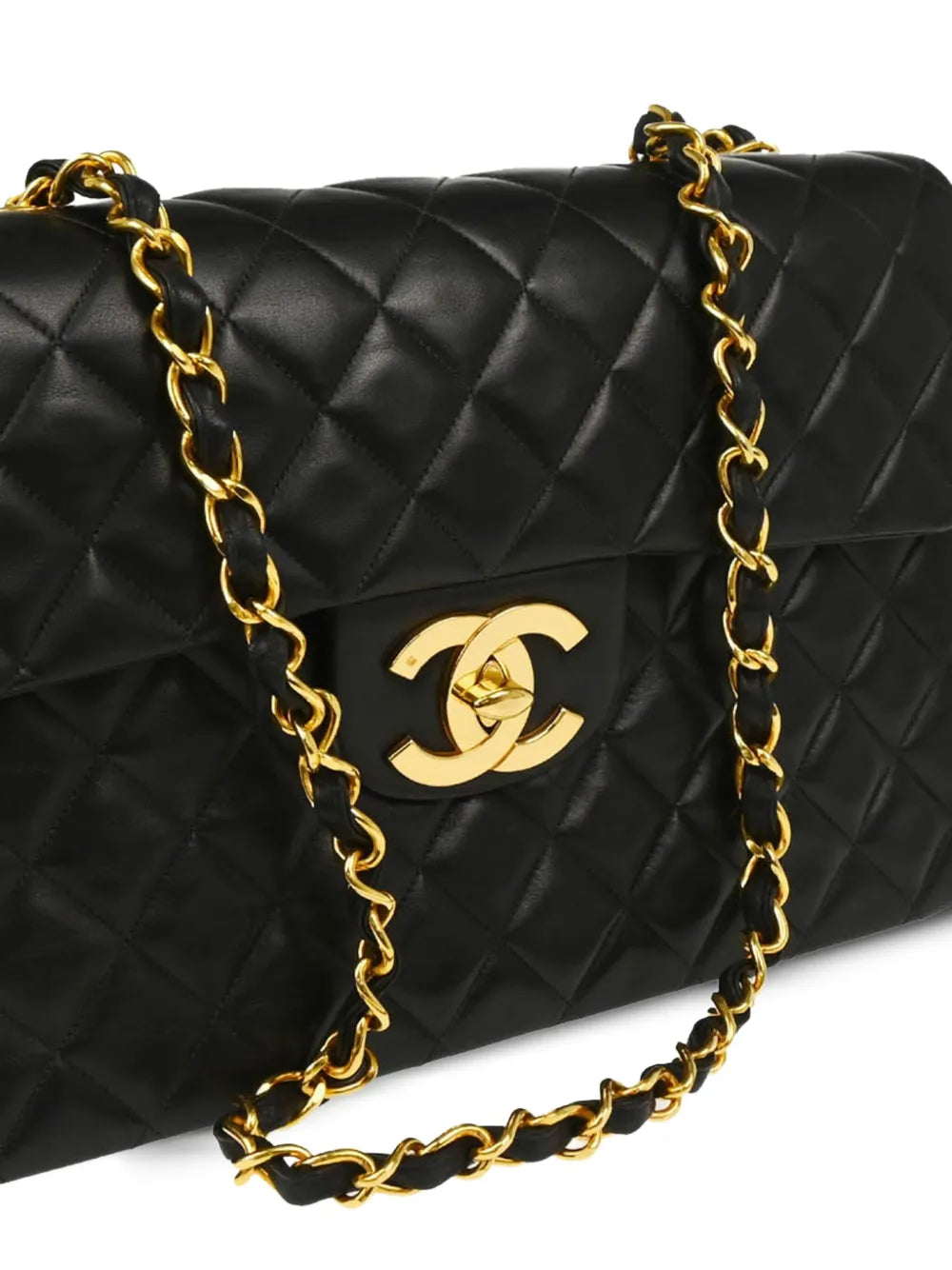 Chanel Pre Owned 1995 Classic Flap Shoulder Bag — Same as shown — Size One Size — Back View