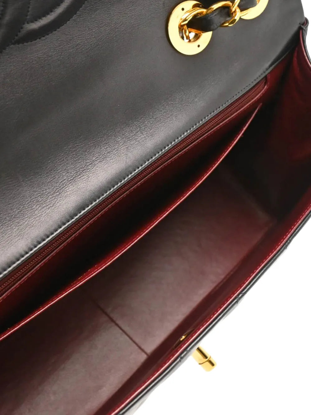 Chanel Pre Owned 1995 Classic Flap Shoulder Bag — Same as shown — Size One Size — Top View
