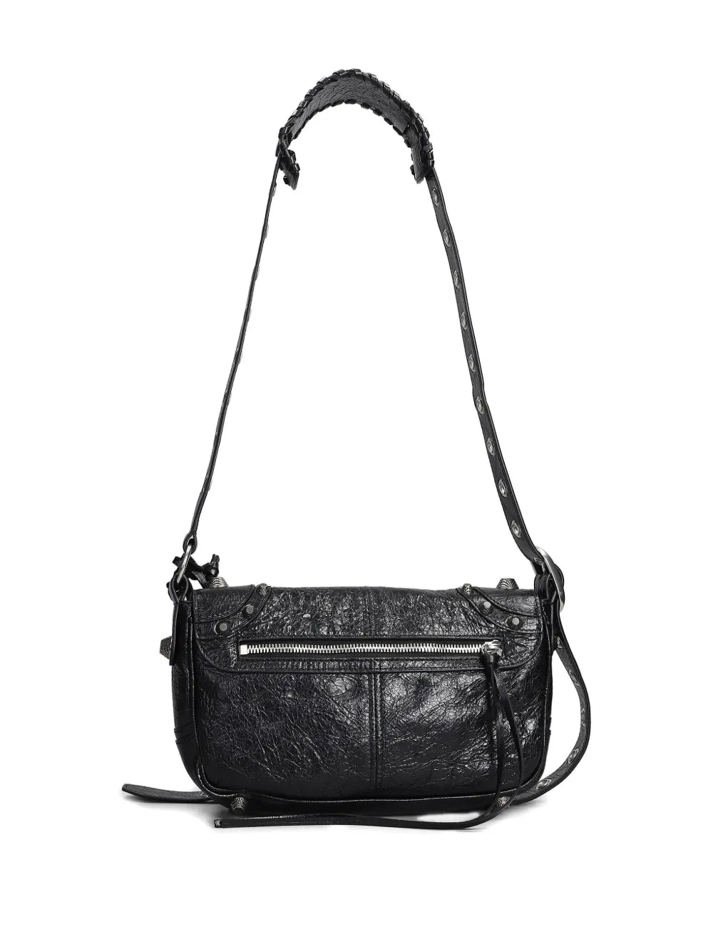 Balenciaga Textured Leather Shoulder Bag — Same as shown — Size One Size — Side View