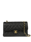 Chanel Pre Owned 2002 Small Classic Double Flap Shoulder Bag — Same as shown — Size One Size — Front View