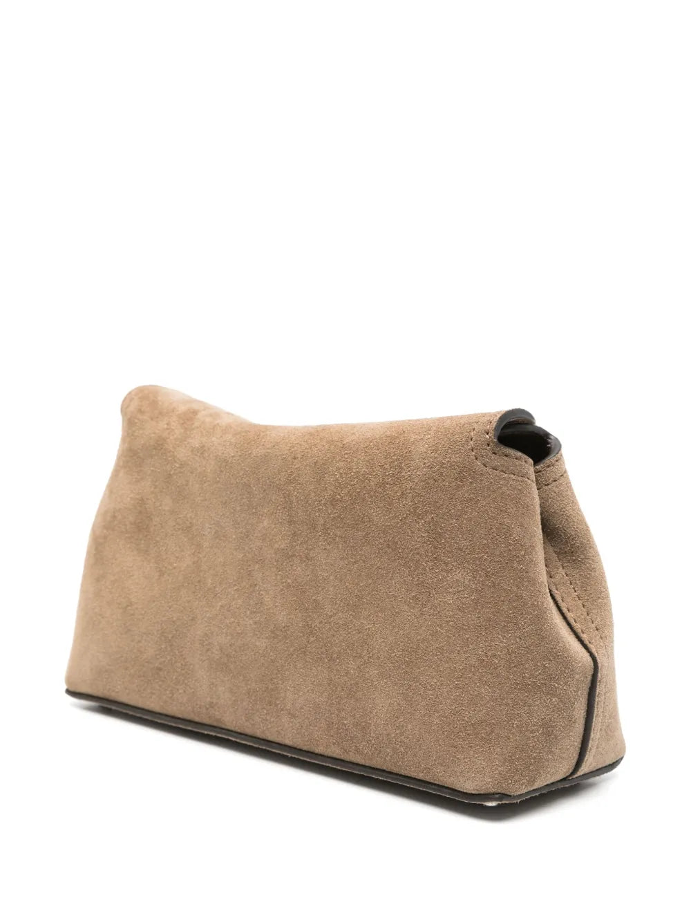 Toteme T Lock Suede Shoulder Bag — Same as shown — Size One Size — Side View