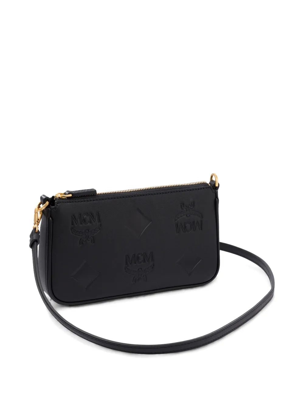 Mcm Logo Debossed Shoulder Bag — Same as shown — Size One Size — Back View