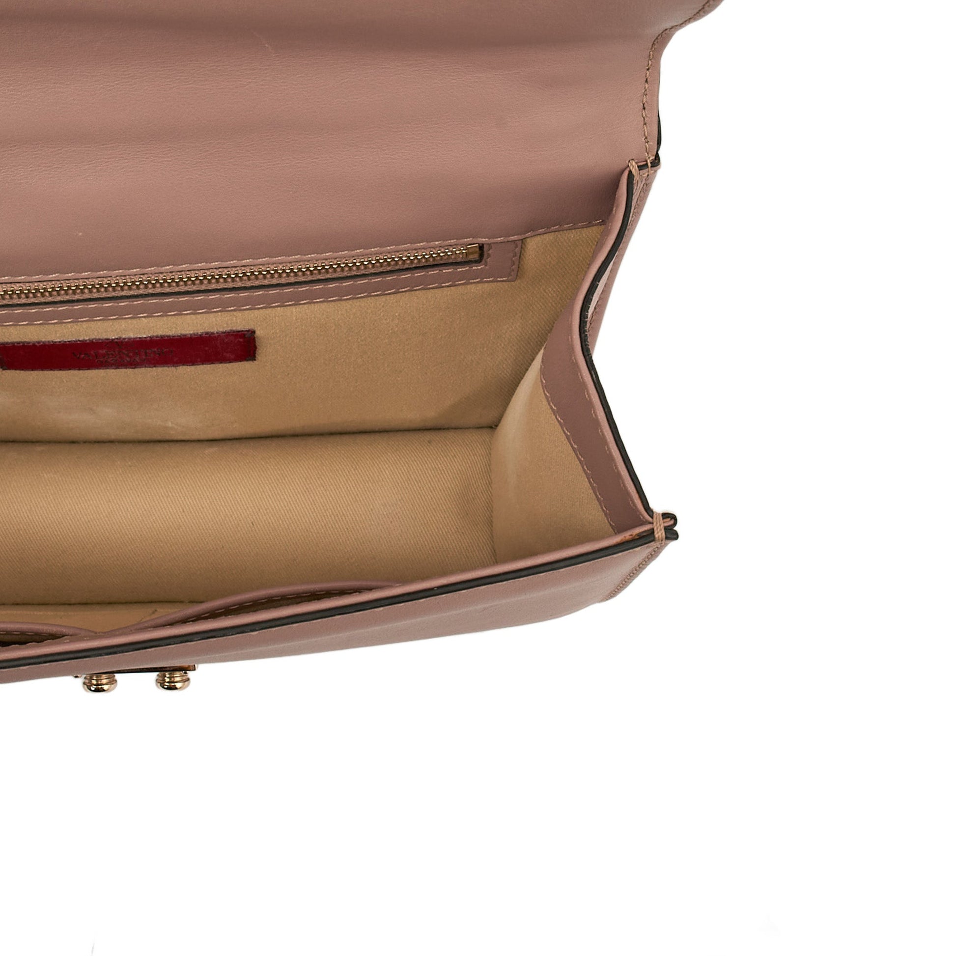 Valentino Shoulder Bag Glam Lock - Medium in Pink, Leather — Alternate View 17