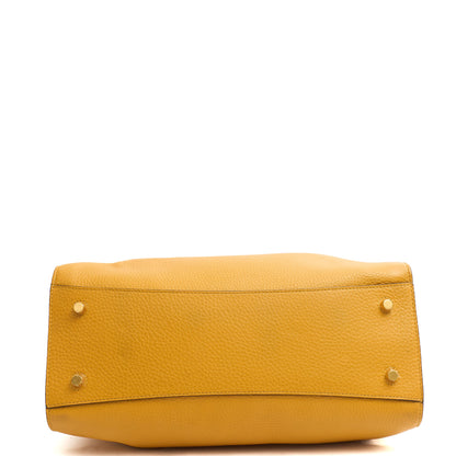 Mulberry Top Handle Iris in Deep Amber, Calfskin Leather — Alternate View 12