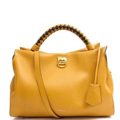 Mulberry Top Handle Iris in Deep Amber, Calfskin Leather — Alternate View 8