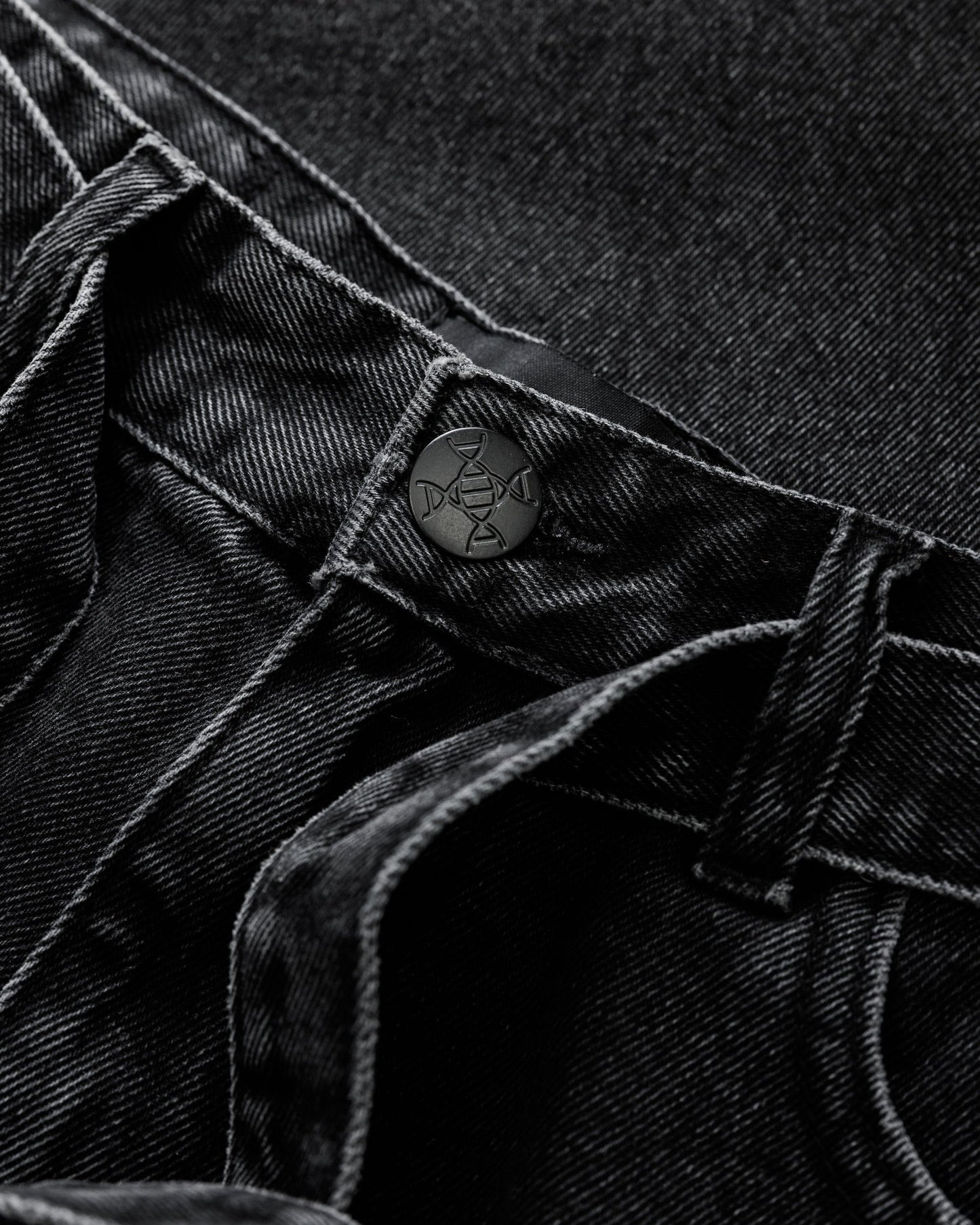 Benir Clothing Relaxed Denim - Blackout — XS — Side View