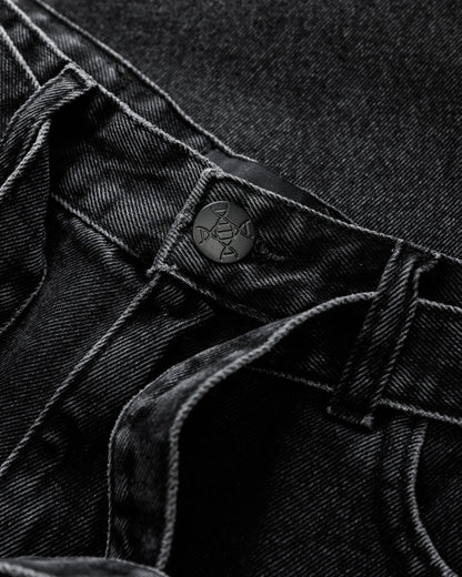 Benir Clothing Relaxed Denim - Blackout — XS — Side View