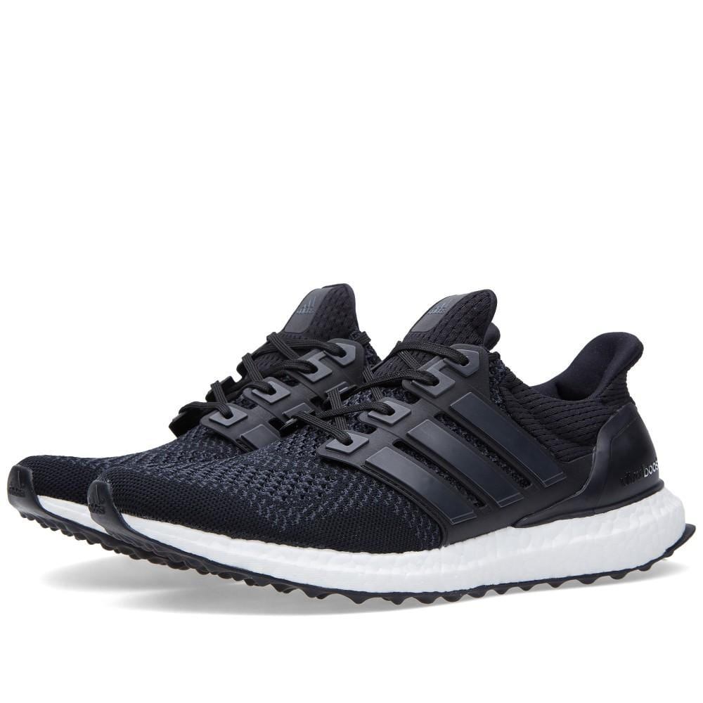 ADIDAS ULTRA BOOST M Core Black & White — UK 3.5 | EU 36 | US 4 — Lifestyle View