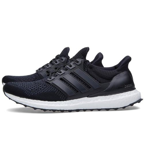 ADIDAS ULTRA BOOST M Core Black & White — UK 3.5 | EU 36 | US 4 — Front View