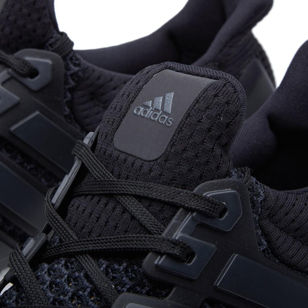 ADIDAS ULTRA BOOST M Core Black & White — UK 3.5 | EU 36 | US 4 — Top View