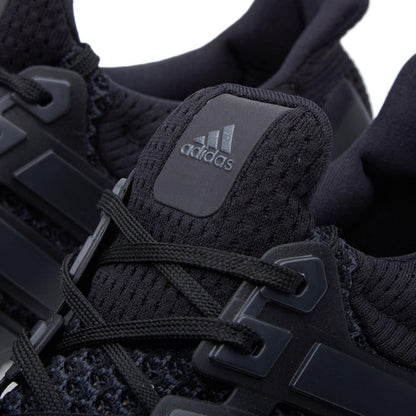 ADIDAS ULTRA BOOST M Core Black & White — UK 3.5 | EU 36 | US 4 — Top View