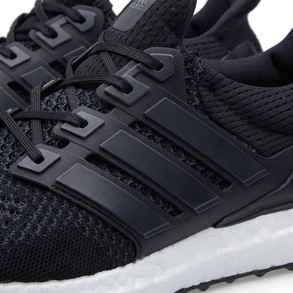 ADIDAS ULTRA BOOST M Core Black & White — UK 3.5 | EU 36 | US 4 — Back View