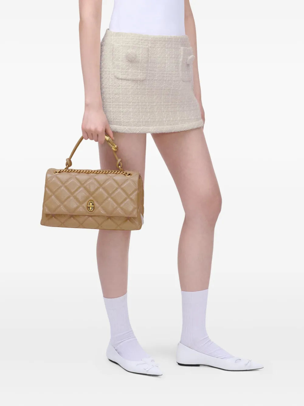 Marc Jacobs The Quilted Shoulder Bag — Same as shown — Size One Size — Side View