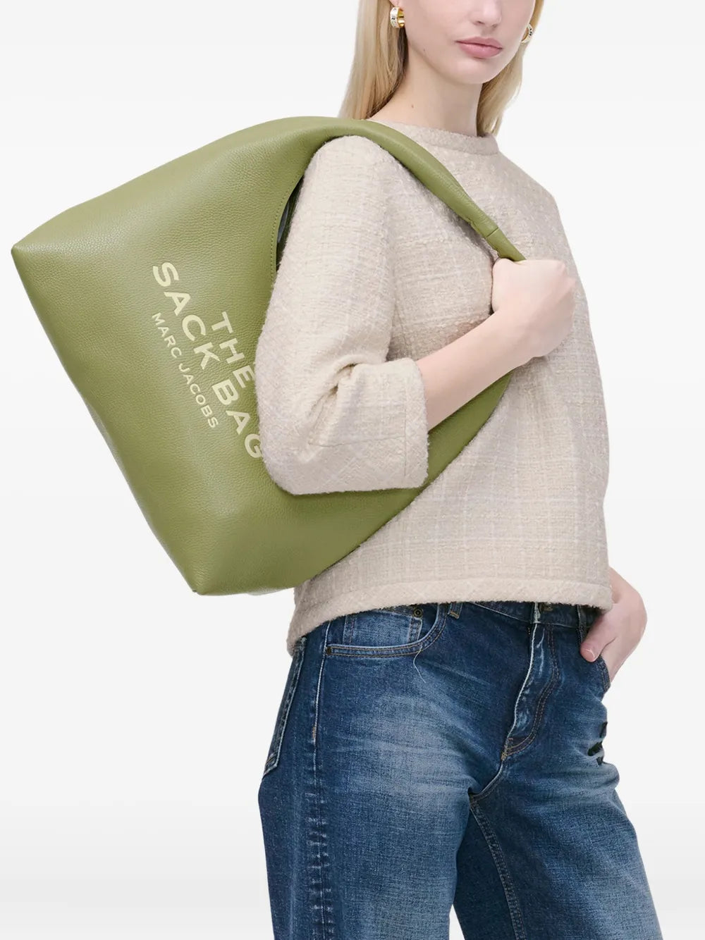 Marc Jacobs The Leather Sack Bag — Same as shown — Size One Size — Back View