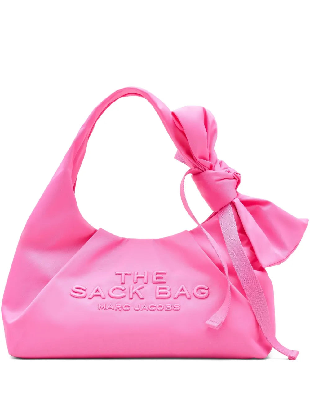 Marc Jacobs The Bow Nylon Sack Bag — Same as shown — Size One Size — Front View