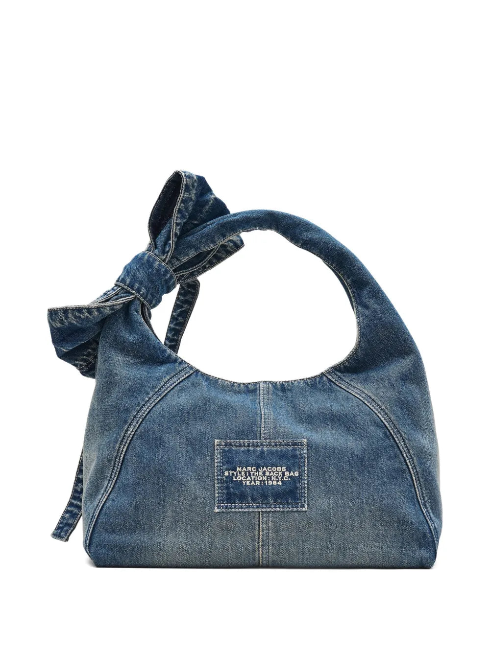 Marc Jacobs The Bow Denim Sack Bag — Same as shown — Size One Size — Top View