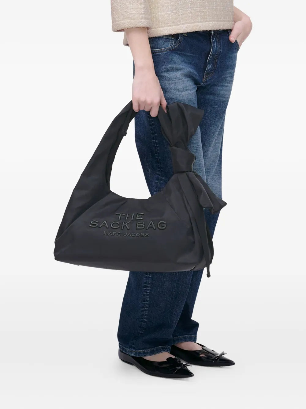 Marc Jacobs The Bow Nylon Sack Bag — Same as shown — Size One Size — Side View