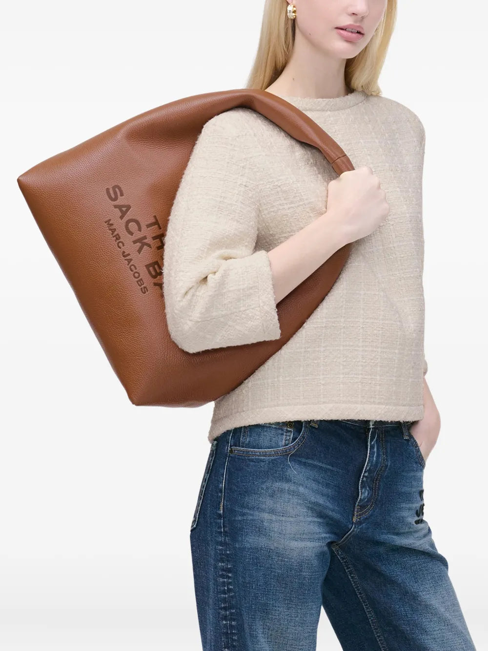 Marc Jacobs The Leather Sack Bag — Same as shown — Size One Size — Back View