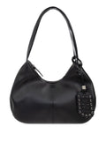 Ganni Tonal Logo Plaque Shoulder Bag — Same as shown — Size One Size — Front View