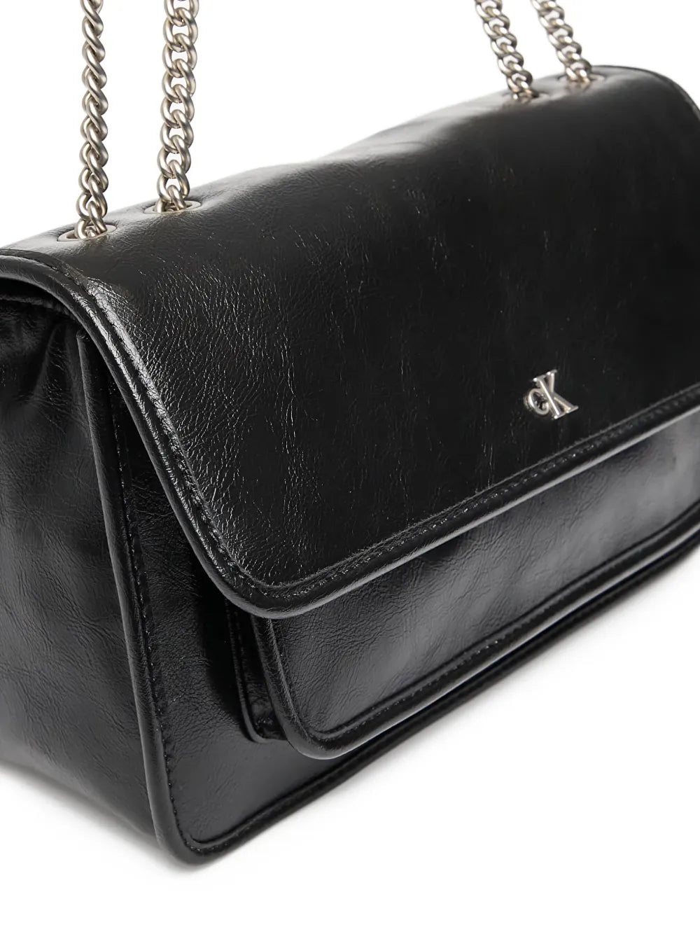 Calvin Klein Jeans Logo Lettering Shoulder Bag — Same as shown — Size One Size — Back View