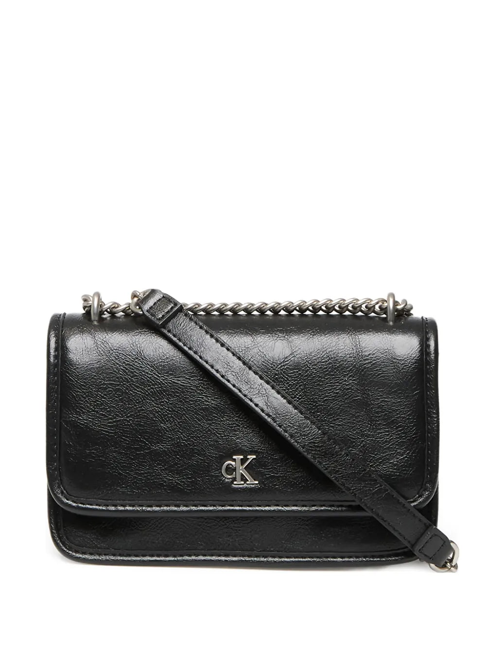 Calvin Klein Jeans Chain Flap Shoulder Bag — Same as shown — Size One Size — Front View