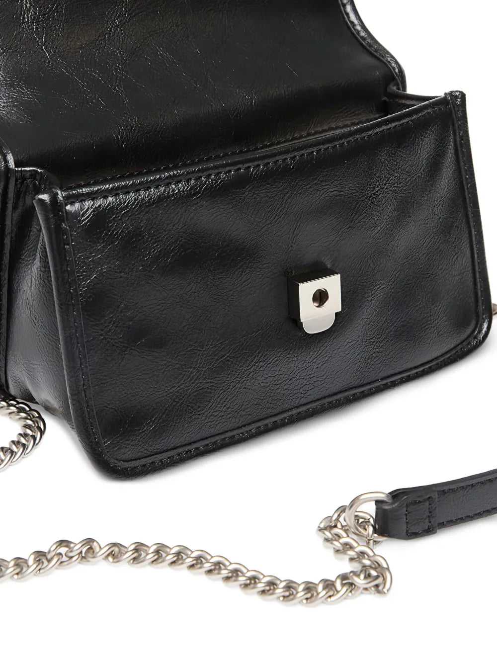 Calvin Klein Jeans Chain Flap Shoulder Bag — Same as shown — Size One Size — Top View