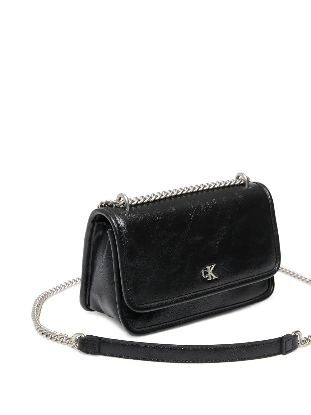 Calvin Klein Jeans Chain Flap Shoulder Bag — Same as shown — Size One Size — Back View