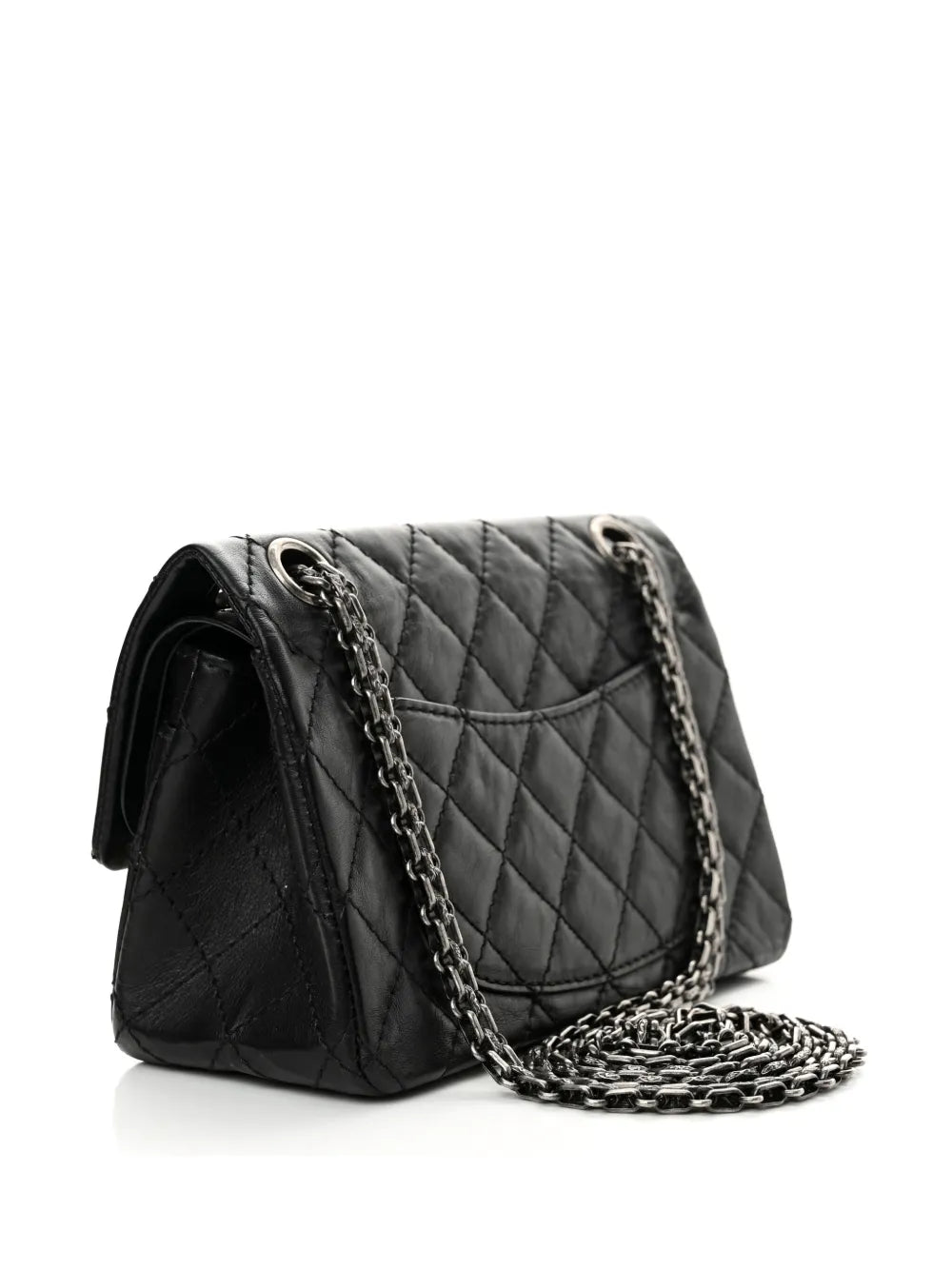 Chanel Pre Owned 255 Scissors Charm Shoulder Bag — Same as shown — Size One Size — Side View